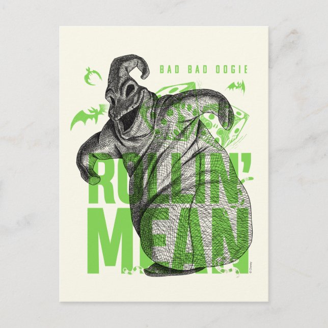 Carte Postale Mauvais Oogie Rollin' Moyenne (Devant)