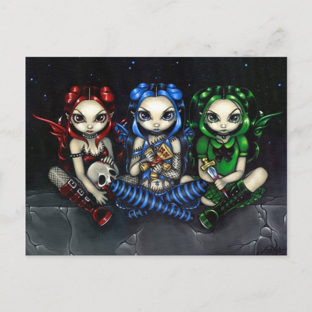 Carte postale "Mauvaise, Tricksy et Fausse" (Devant)