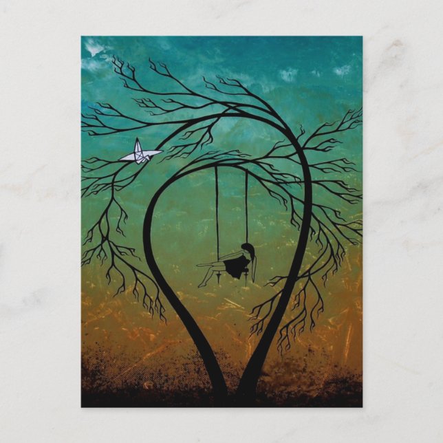 Carte Postale Maux de coeur et poésie 20... (Devant)