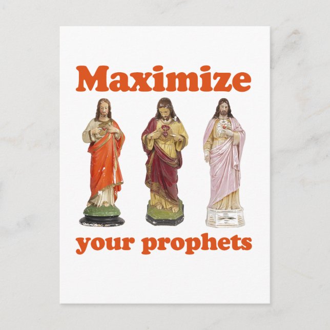 Carte Postale Maximisez vos prophètes (Devant)