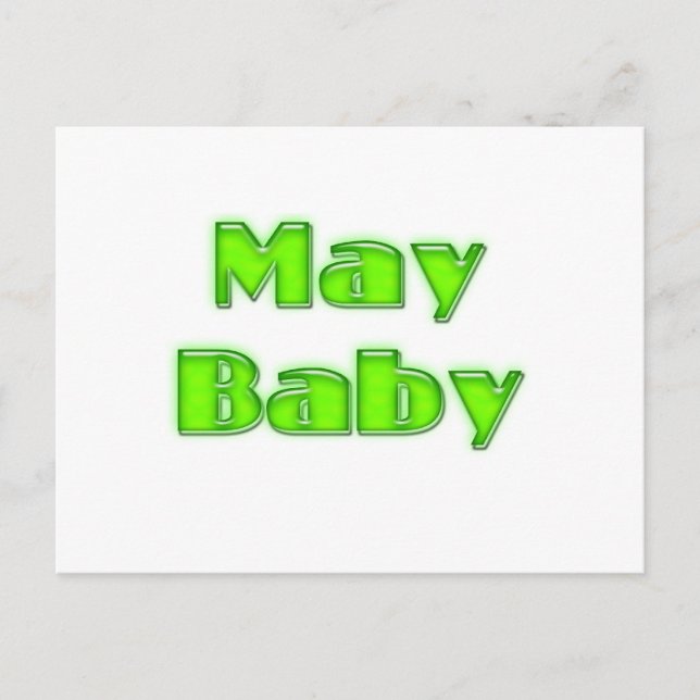 Carte Postale May Baby (Devant)