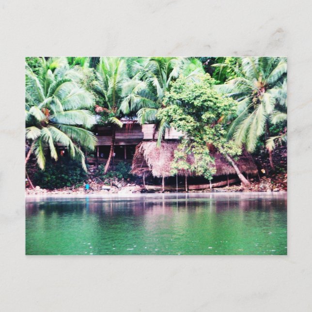 Carte Postale Maya Settlement, Rio Dulce, Guatemala (Devant)
