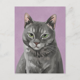 Carte postale Maybelle the Grey Tabby Cat