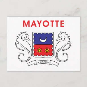 Carte Postale Mayotte Flag