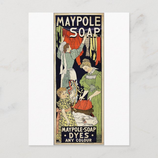 Carte Postale Maypole Soap Dyes N'Importe Quelle Couleur - Pays- (Devant)