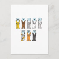Mazal Tov Cartoon Cats