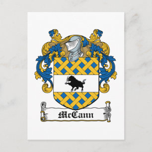 Carte Postale McCann Family Crest