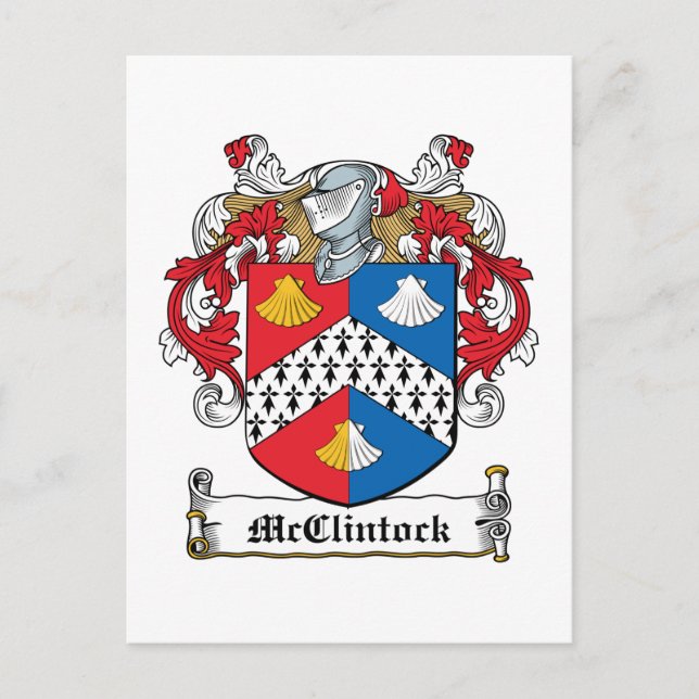 Carte Postale McClintock Family Crest (Devant)