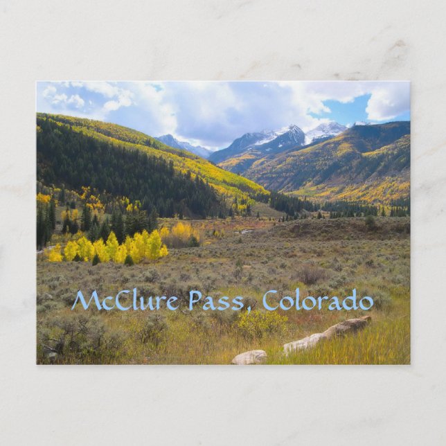 Carte Postale McClure Pass, Colorado (Devant)