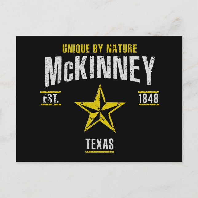Carte Postale McKinney (Devant)