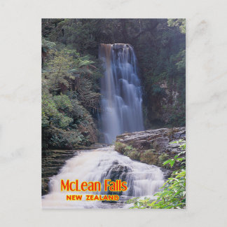 Carte Postale McLean Falls, Nouvelle-Zélande