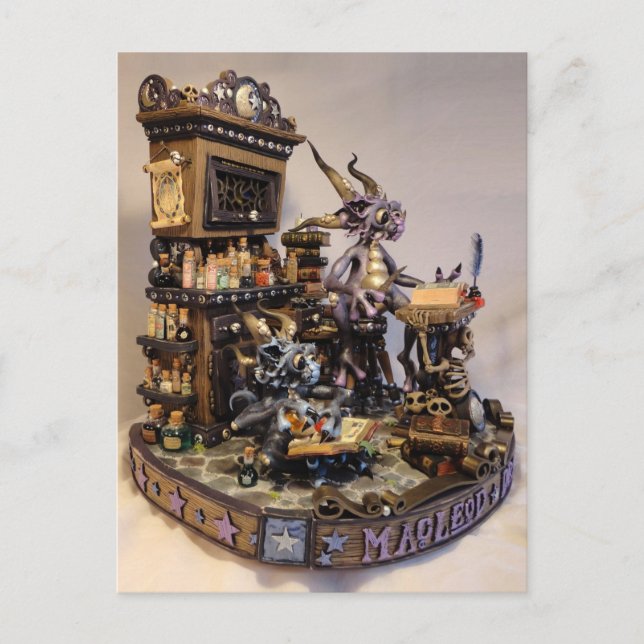 Carte postale MD Merlin Dragons (Devant)