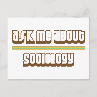 Carte Postale Me questionner sur la sociologie