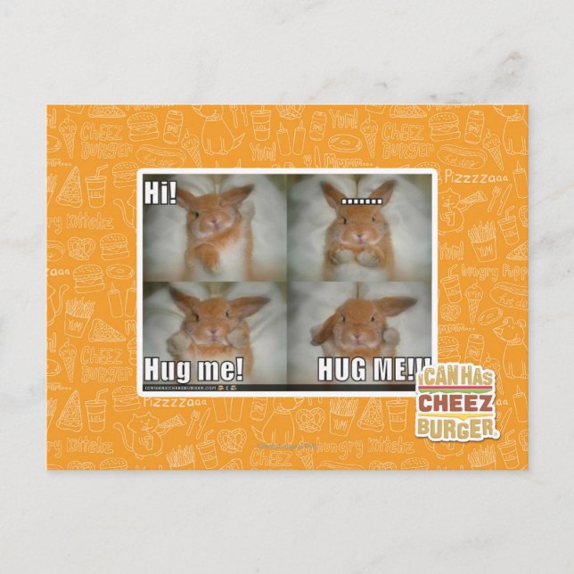 Carte Postale Me serrer dans mes bras (Devant)