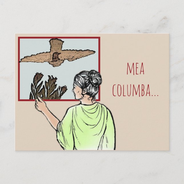Carte Postale mea columba (ma colombe) (Devant)