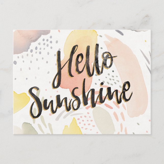 Carte Postale Meadow Breeze II | Bonjour Sunshine (Devant)