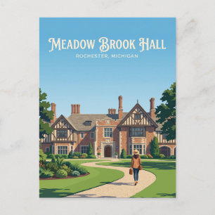 Carte Postale Meadow Brook Hall États-Unis