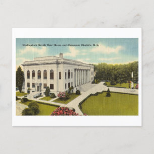 Carte Postale Mecklenburg County Court House à Charlotte, NC