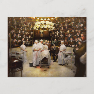 Carte Postale Médecin - Chirurgien - Salle debout seulement 1902