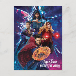 Carte Postale Médecin Strange & Alliés Multiverse Graphisme