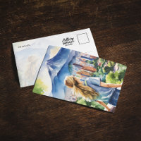 Carte postale Medellin Colombia Watercolor