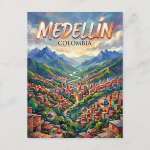 Carte Postale Medellín Colombie