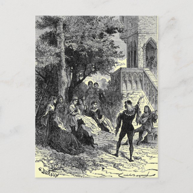 Carte postale médiévale (Devant)