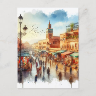 Carte Postale Médina de Marrakech