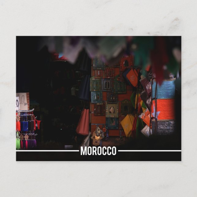 Carte Postale Médina de Marrakech - Souks de Marrakech, Maroc (Devant)