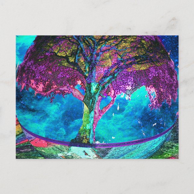 Carte Postale Méditation de l'arbre de vie (Devant)