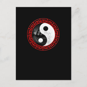 Carte Postale Méditation pacifique de Yin Yang