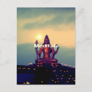 Carte Postale Méditer