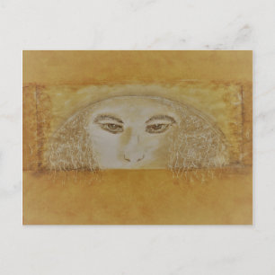 Carte Postale medusas, la mujer de sol