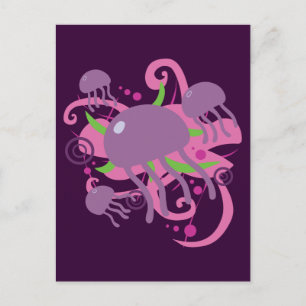 Carte Postale Méduse