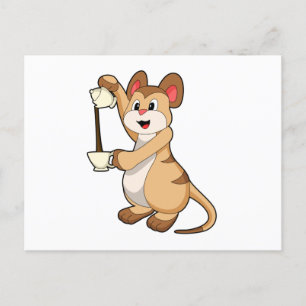 Carte Postale Meerkat with coffee pot & coffee.PNG