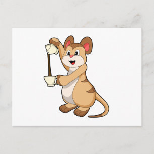 Carte Postale Meerkat with coffee pot & coffee.PNG