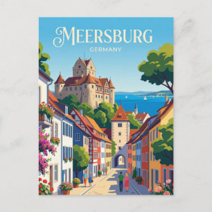 Carte Postale Meersbourg Allemagne