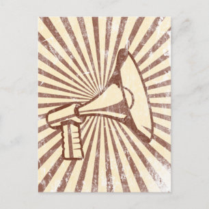 Carte Postale Mégaphone