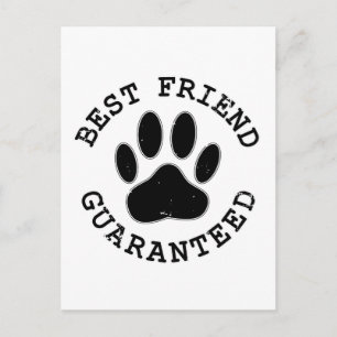 Carte Postale Meilleur Ami Garanti De Chien En Perte