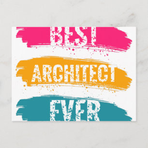Carte Postale Meilleur architecte de tous les temps