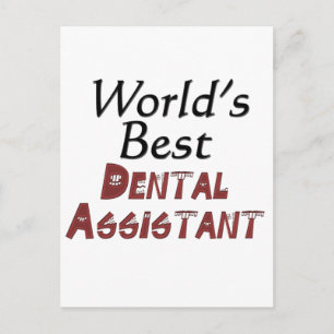 Carte Postale Meilleur assistant dentaire au monde
