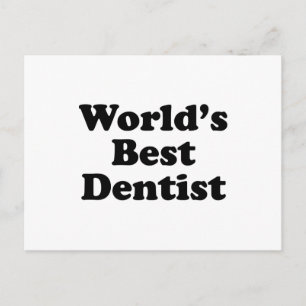 Carte Postale Meilleur dentiste du monde