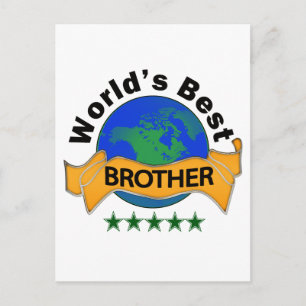 Carte Postale Meilleur Frère du monde