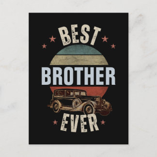 CARTE POSTALE MEILLEUR FRÈRE JAMAIS