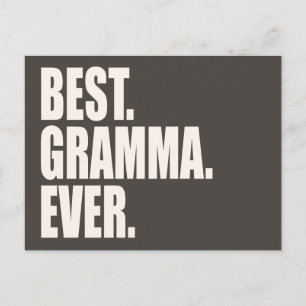 Carte Postale Meilleur. Grand-mère. Jamais.