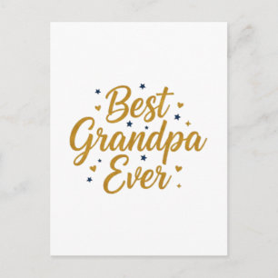 Carte Postale meilleur grand-père jamais