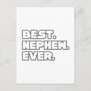 Carte Postale Meilleur Nephew jamais