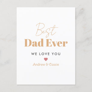 Carte Postale Meilleur papa