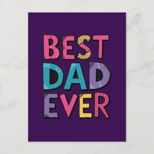 Carte Postale Meilleur Papa Ever 