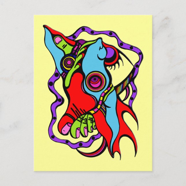 Carte Postale Meilleur pas en avant (Devant)